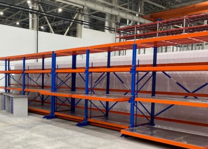 Стеллажи Slide для хранения длинномерных тяжелых грузов