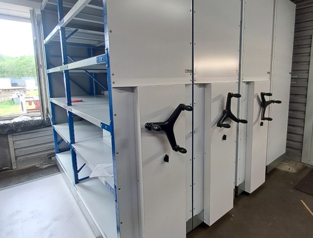 складские передвижные стеллажи